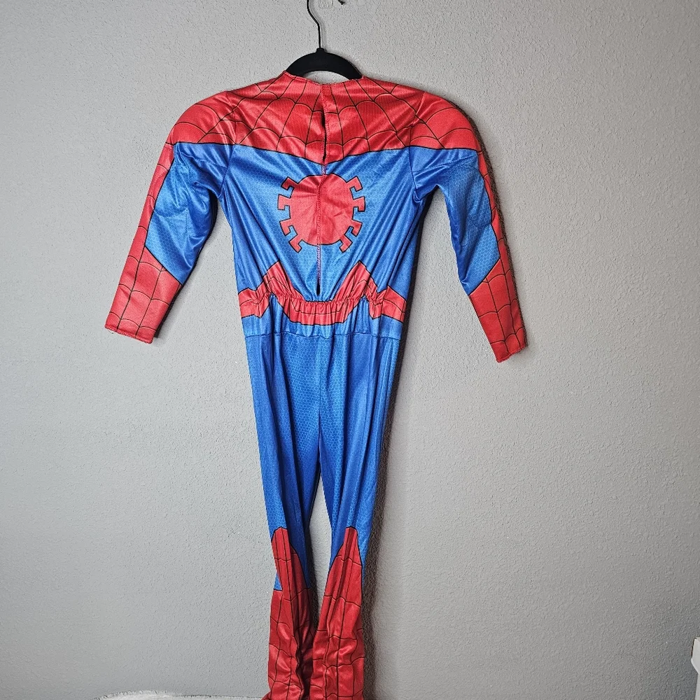 Marvel Spider-Man Costume Youth Boys Small Jazwares Padded Suit Superhero Outfit